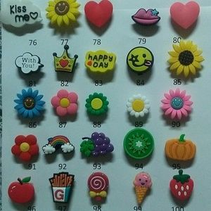 Mix and match 14 pcs shoe charm